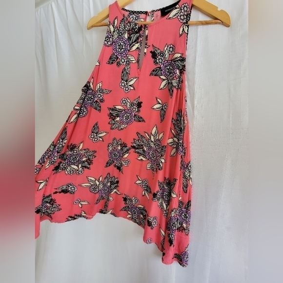 MINKPINK Bright Floral Shift Swing Dress/Top - Picture 4 of 11